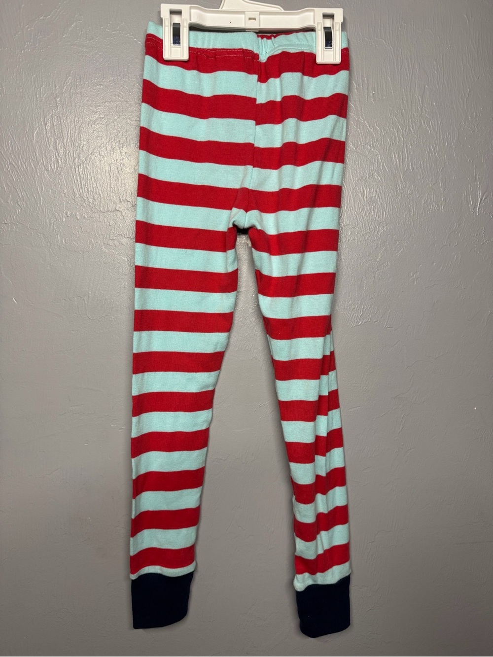 Amazon Essentials Red and Light Blue Striped Kids Shorts